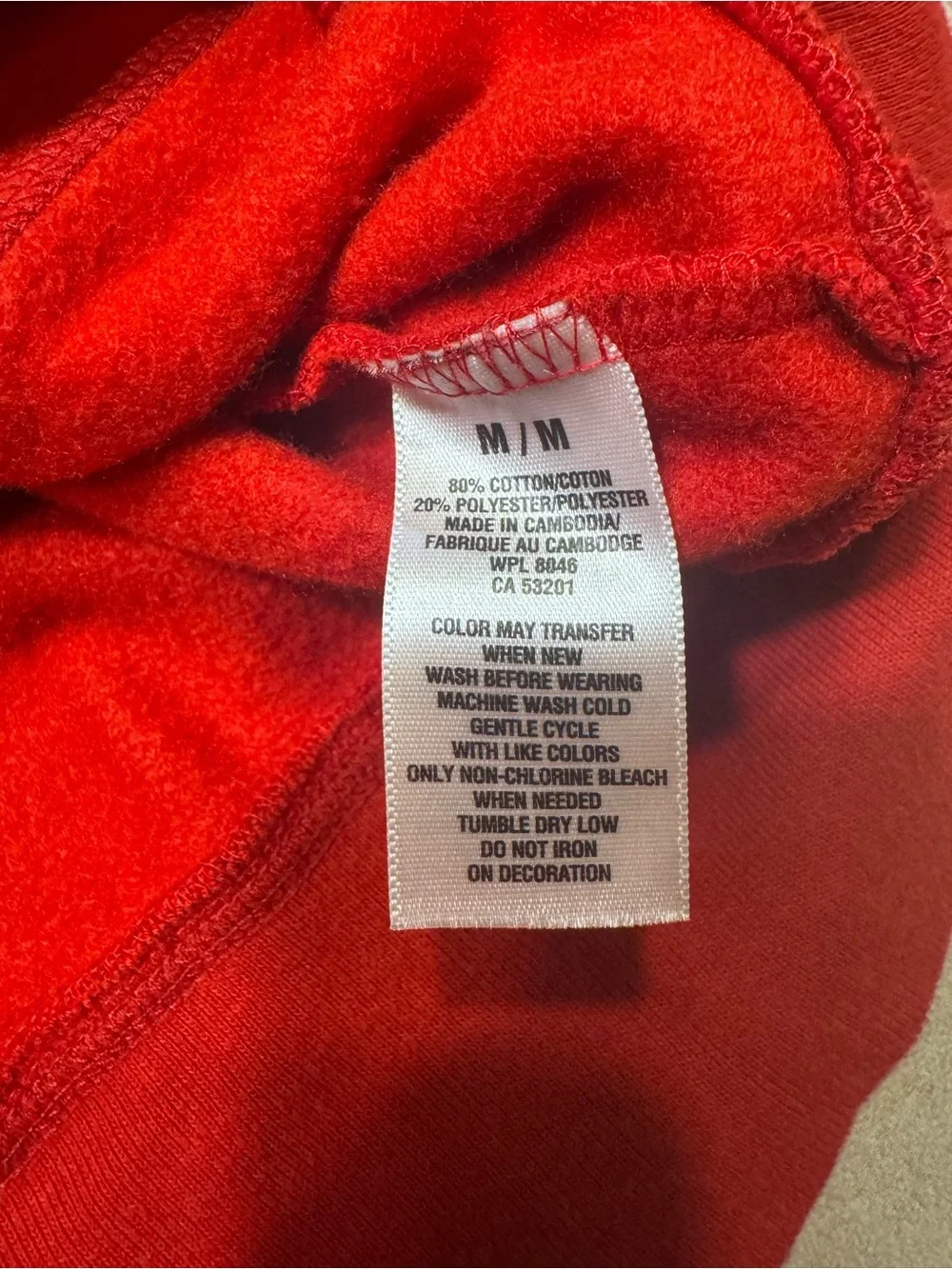 Aeropostale Y2K Men's Red Hooded Sweatshirt